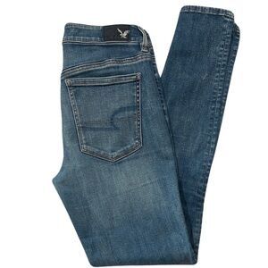 American Eagle Outfitters Jeggings classic medium wash women’s jeans size 4